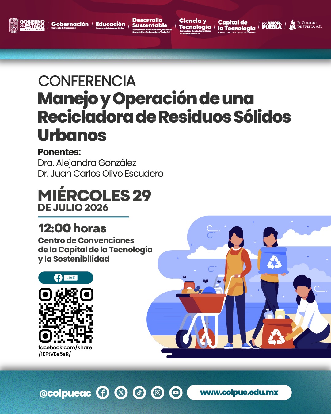 Conferencia Manejo y Operación de una Recicladora de Residuos Sólidos Urbanos