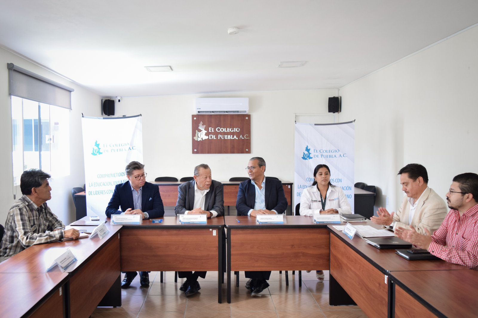 Fotografía de Firma El Colegio de Puebla convenio de colaboración estratégica con el IPAM