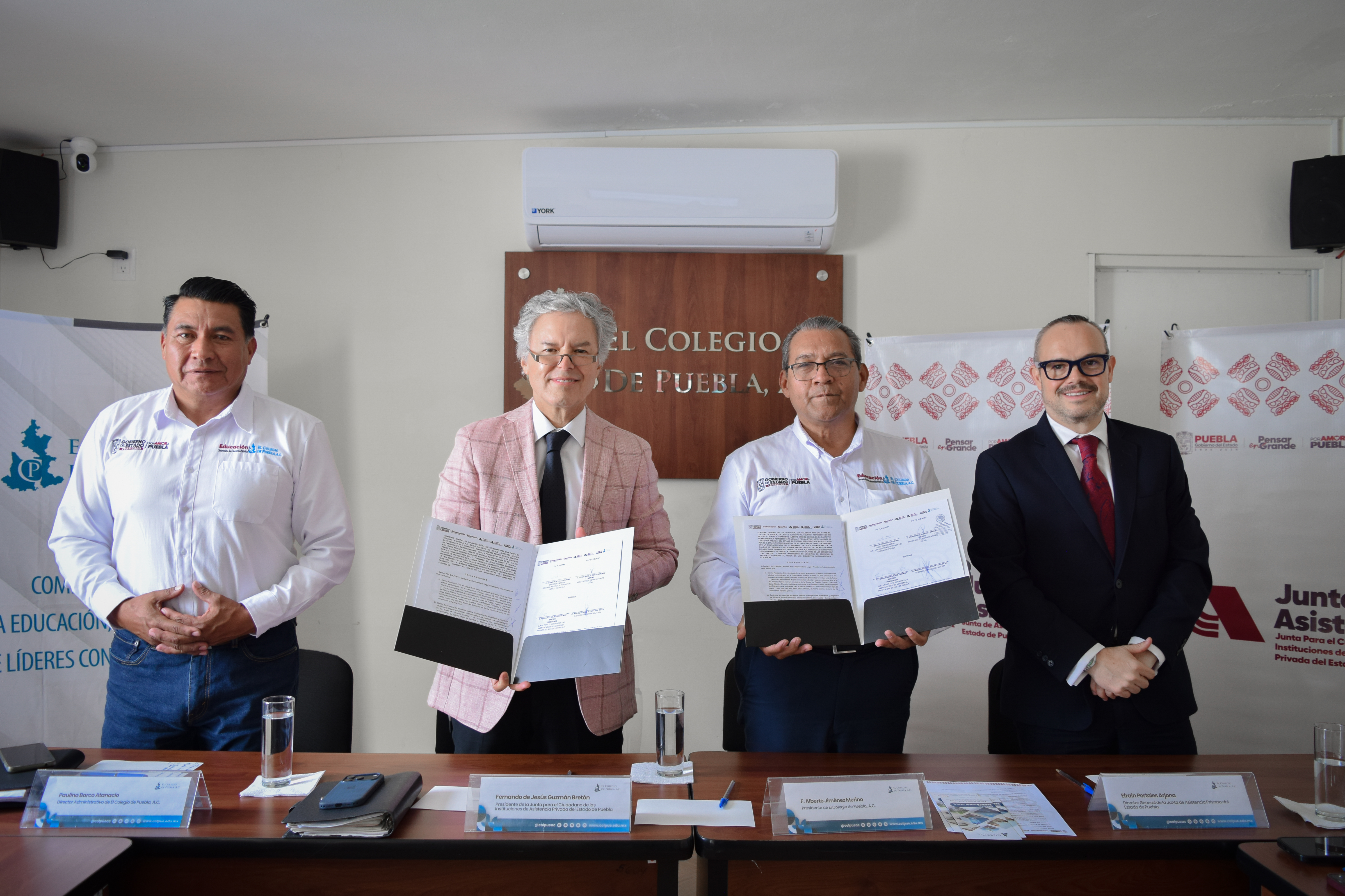 Firma de Convenio de Colaboración con la Junta de Asistencia Privada del Estado de Puebla
