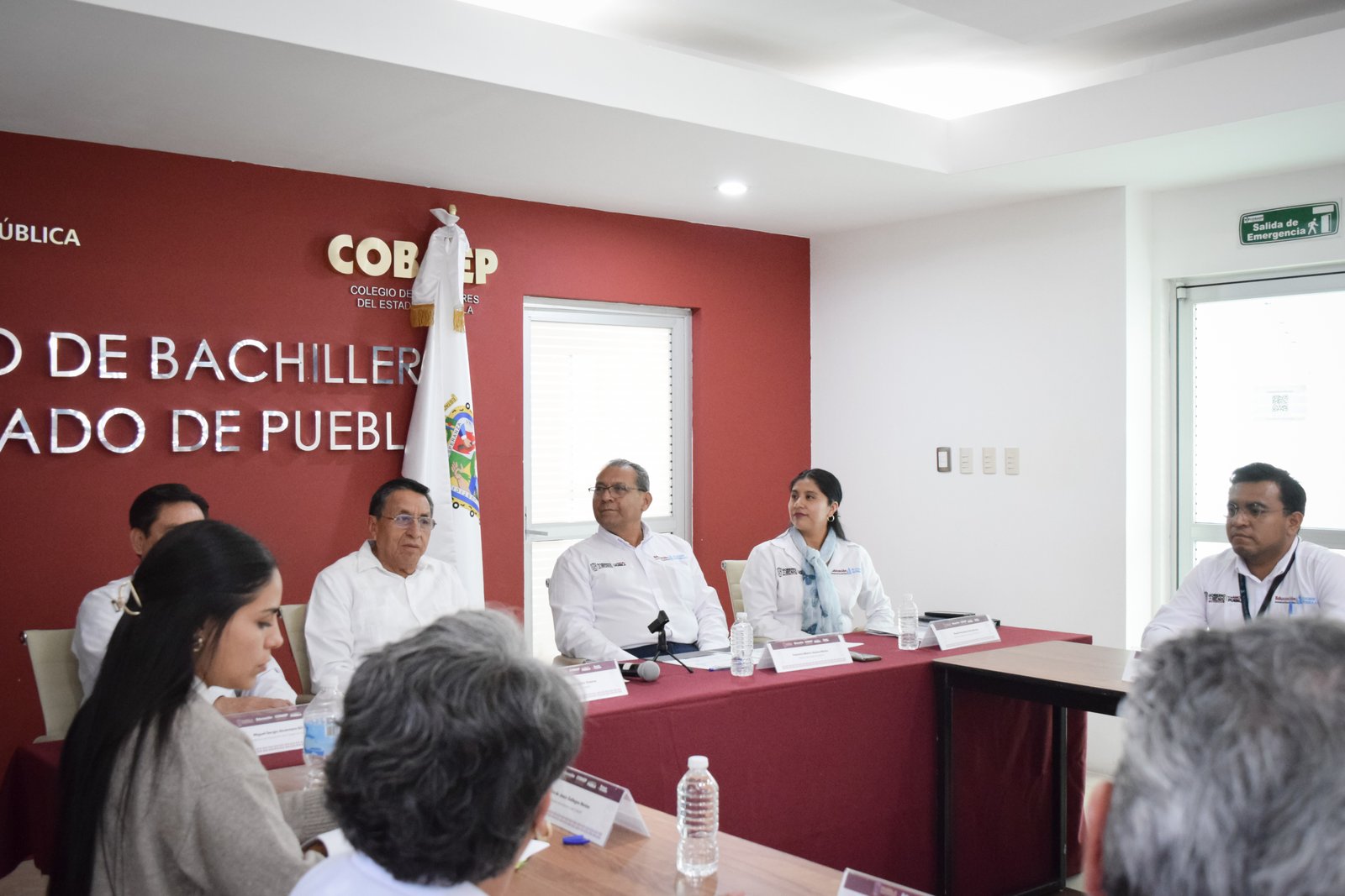 Fotografía de Firma El Colegio de Puebla convenio de colaboración con el COBAEP