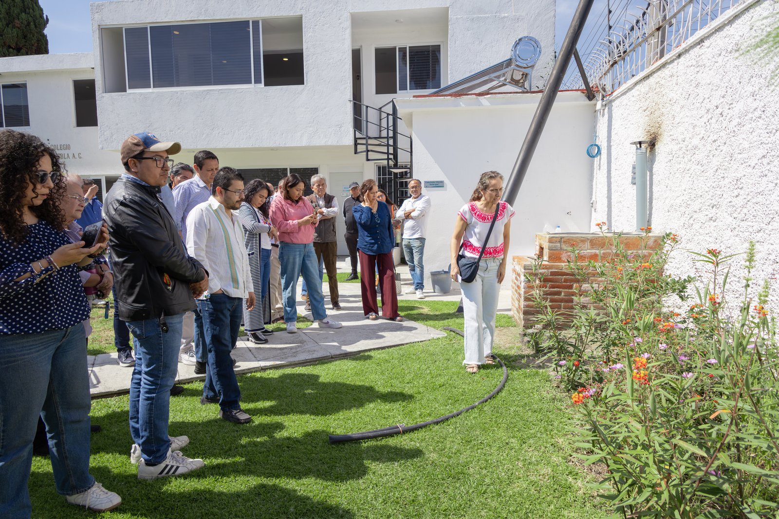 Fotografía de Conoce comunidad estudiantil de El Colegio de Puebla uso de ecotecnias y biodigestor