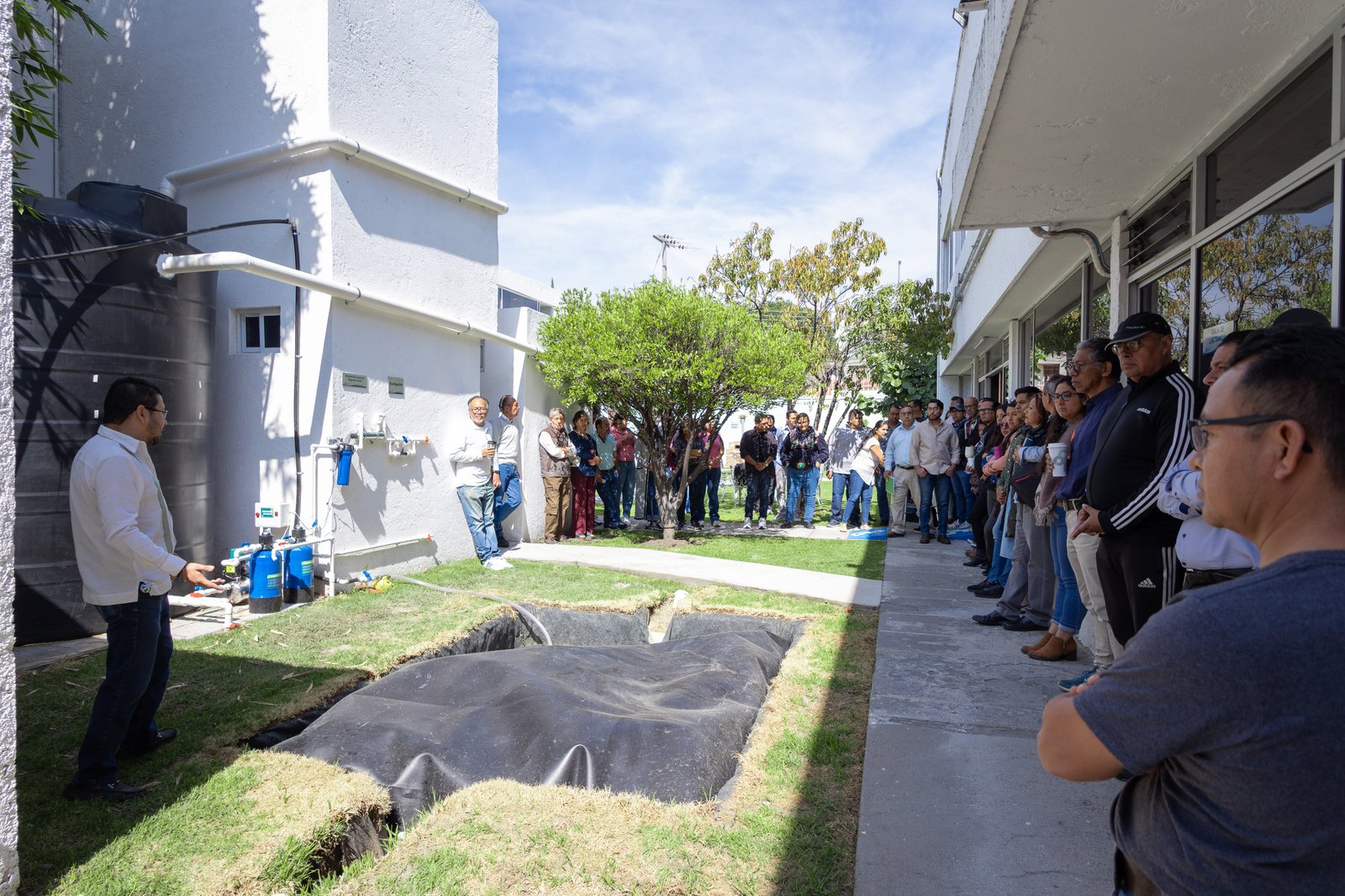 Fotografía de Conoce comunidad estudiantil de El Colegio de Puebla uso de ecotecnias y biodigestor
